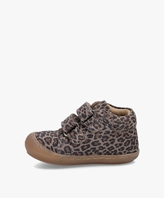 chaussures premiers pas bebe fille dessus cuir leopard – na! brunI168001_3