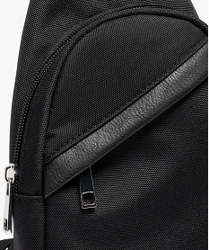 sac pochette homme en toile avec bandouliere noir standard sacsI267701_3