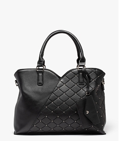 GEMO Sac femme avec clous métalliques sur l’avant Noir