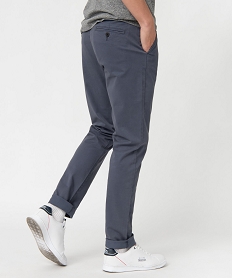 pantalon chino en coton stretch coupe slim homme grisI284901_3