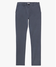 pantalon chino en coton stretch coupe slim homme grisI284901_4