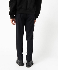 pantalon homme en toile avec taille ajustable noirI285501_3