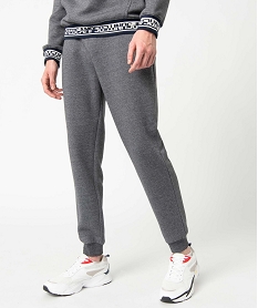 pantalon de jogging homme avec ceinture imprimee – camps united gris pantalonsI291701_2