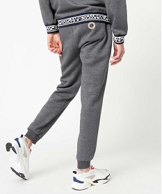 pantalon de jogging homme avec ceinture imprimee – camps united gris pantalonsI291701_3