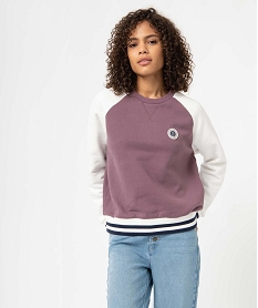 sweat femme bicolore – camps united violetI308401_2