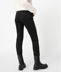 pantalon femme coupe slim effet push-up noir pantalonsI314201_3