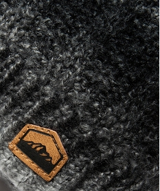 bonnet garcon multicolore avec doublure peluche grisI422501_2