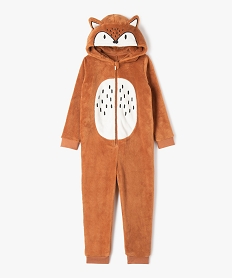 GEMO Combinaison pyjama garçon animée motif renard Brun