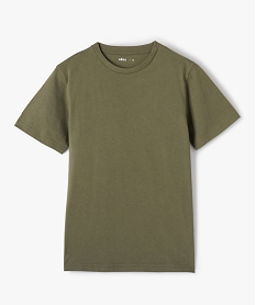 GEMO Tee-shirt à manches courtes uni garçon Vert