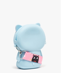 pochette forme chat avec cordon satine amovible fille bleu standardI574301_2
