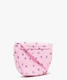 sac fille en gaze de coton avec chouchou pour les cheveux assorti rose sacs et cartablesI576001_2