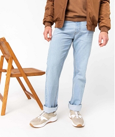 jean coupe regular legerement delave homme bleu jeans delavesI595501_2