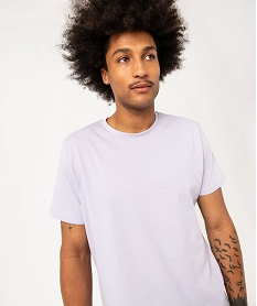 tee-shirt a manches courtes et col rond homme violet tee-shirtsI615701_2