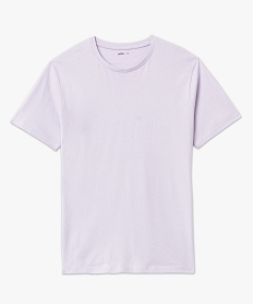 tee-shirt a manches courtes et col rond homme violet tee-shirtsI615701_4