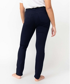 pantalon femme coupe regular taille normale bleu regularI631501_3