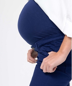 jean de grossesse coupe slim avec bandeau haut bleuI637901_2