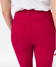 pantalon coupe regular taille normale femme rougeI638901_2
