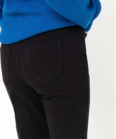 pantalon femme coupe skinny taille haute effet push-up noirI640501_2