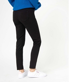 pantalon femme coupe skinny taille haute effet push-up noirI640501_3