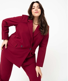 veste de costume femme grande taille rouge vestes et manteauxI653101_1