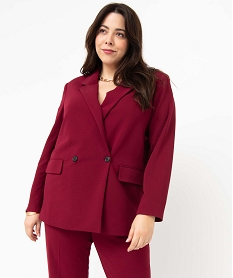 veste de costume femme grande taille rouge vestes et manteauxI653101_2