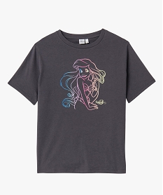 tee-shirt femme avec motif ariel multicolore - disney noirI687901_4