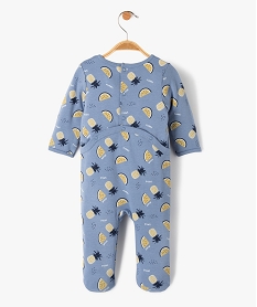 pyjama bebe a motifs fruits exotiques fermeture pont dos bleuI764101_3
