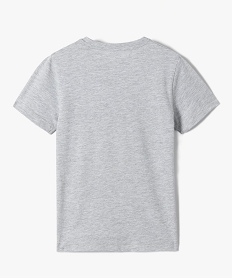 tee-shirt a manches courtes en coton uni garcon grisI783601_3