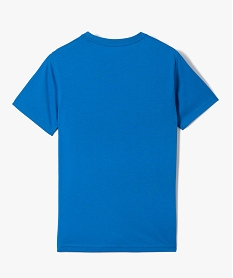 tee-shirt garcon a manches courtes motif skateboard bleu tee-shirtsI800401_3