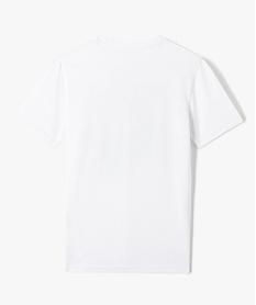 tee-shirt garcon a manches courtes imprime blanc tee-shirtsI800501_3