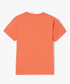 tee-shirt a manches courtes imprime garcon orange tee-shirtsI802701_4