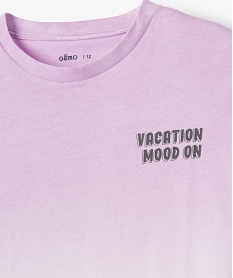 tee-shirt garcon a manches courtes effet tie and dye violetI804301_2