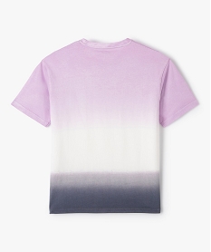 tee-shirt garcon a manches courtes effet tie and dye violetI804301_3