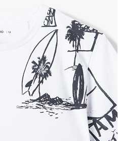 tee-shirt avec motif surf sur le buste garcon blancI804501_2