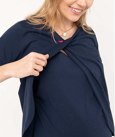 tee-shirt de grossesse et dallaitement a motifs blancI893501_2