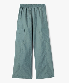 GEMO Pantalon en toile de parachute avec poches à rabat fille Gris