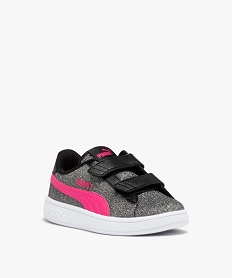 baskets fille a paillettes et a scratch - puma noirJ061201_2