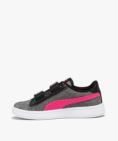 baskets fille a paillettes et a scratch - puma noirJ061201_3