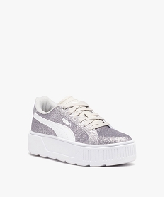 baskets femme pailletees a semelle plateforme - puma grisJ061401_2