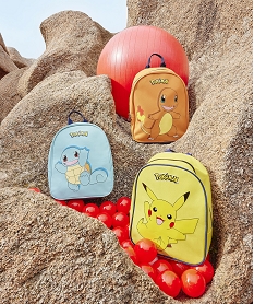 sac a dos en toile avec motif pikatchu enfant - pokemon jaune standardJ078701_1