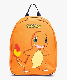 GEMO Sac à dos en toile avec motif dragon enfant - Pokemon orange standard