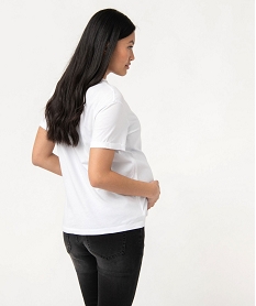 tee-shirt de grossesse compatible allaitement avec motif imprime t-shirts manches courtesJ178201_3