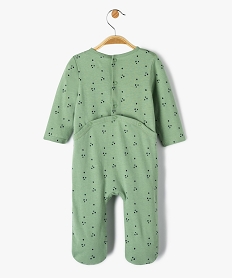 pyjama dors-bien pont dos imprime en jersey bebe vertJ235801_4