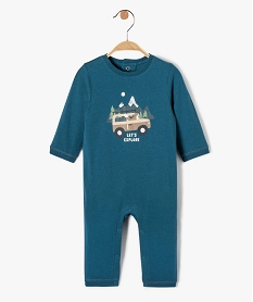 pyjama bebe garcon avec motif explorateur bleuJ236001_1