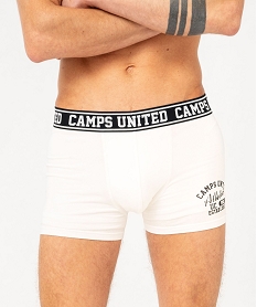 boxer en coton extensible imprime homme - camps united beige boxers et caleconsJ282801_2