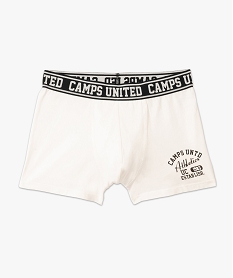 boxer en coton extensible imprime homme - camps united beige boxers et caleconsJ282801_4