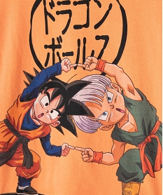 tee-shirt a manches courtes avec motif manga garcon - dragon ball z orangeJ323201_2