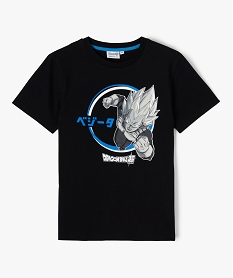 GEMO Tee-shirt manches courtes imprimé Vegeta - Dragon Ball Super Noir