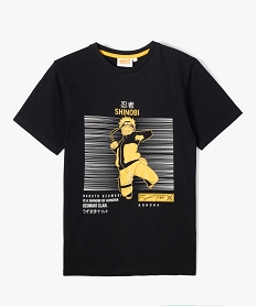 GEMO Tee-shirt à manches courtes avec motif manga garçon - Naruto Noir