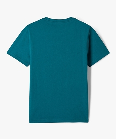 tee-shirt a manches courtes avec motif streetwear garcon bleuJ345301_3